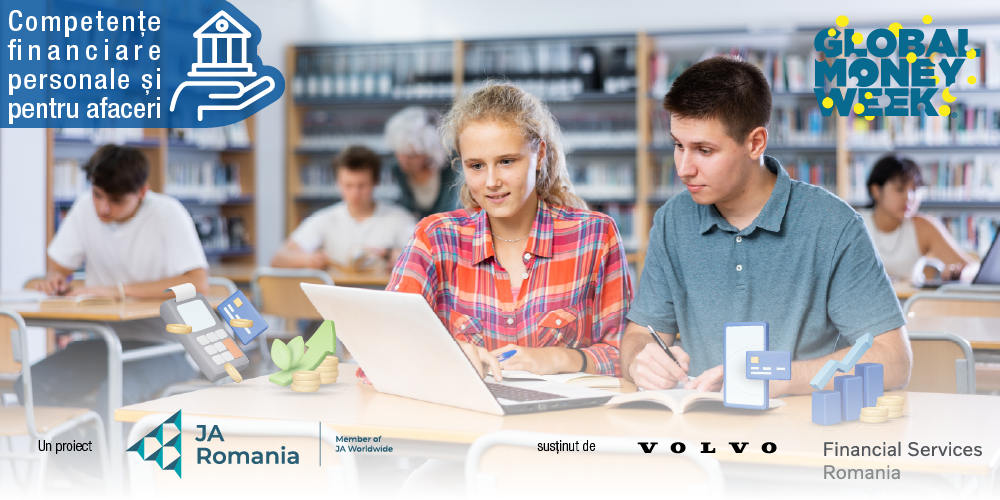 Volvo Financial Services și Junior Achievement dau startul celei de-a treia ediții a proiectului global de educație financiară Competențe financiare personale și pentru afaceri.